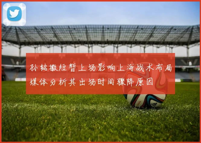 孙铭徽短暂上场影响上海战术布局媒体分析其出场时间骤降原因